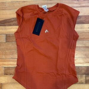 Alphalete Women's Orange Muscle Tee